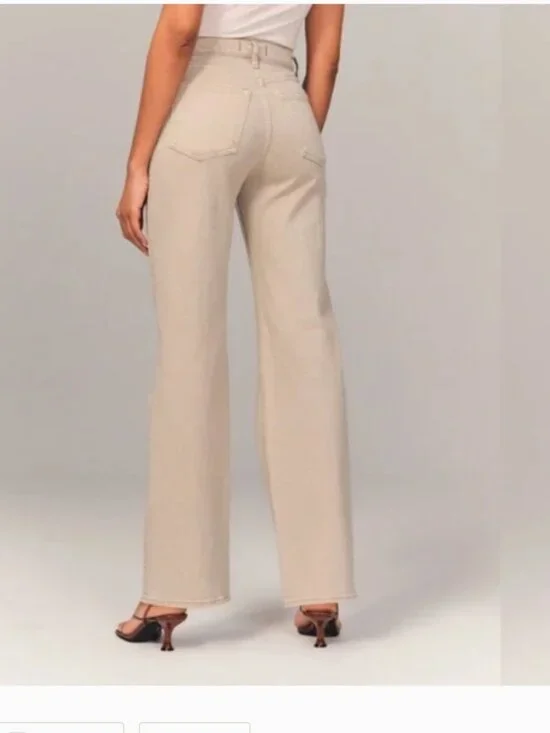 Abercrombie & Fitch 90's Relaxed High Rise Jean - Picture 2 of 6